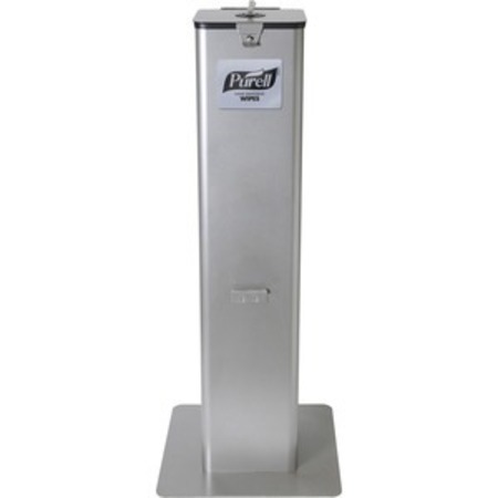 PURELL Dispenser, Flrstnd, Wipes, Slv GOJ9118DSLV